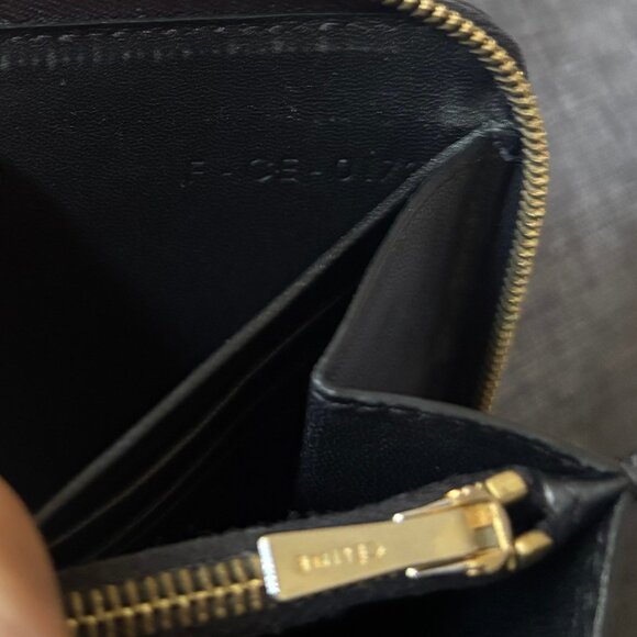 Authentic CELINE Coral Pink Patent Leather Long Continental ZIp Around Wallet - Picture 10 of 11